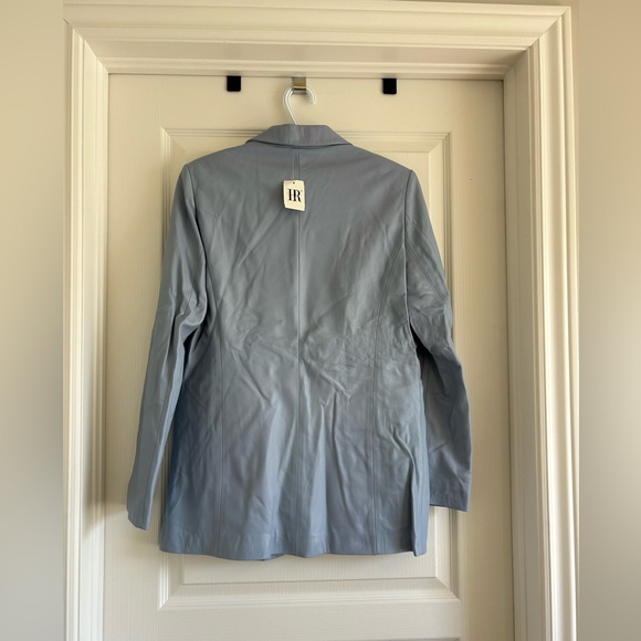 Jobis - Blue Leather Jacket - Picture 4 of 8